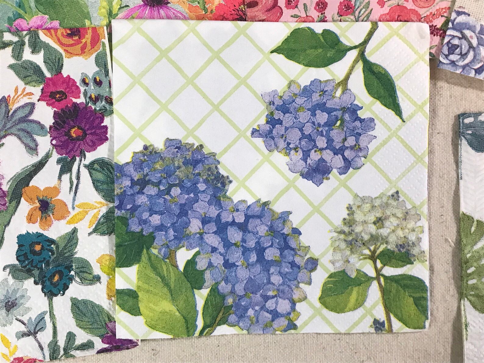 6 Decoupage Napkins Assorted Paper Napkin Bundle Etsy New Zealand