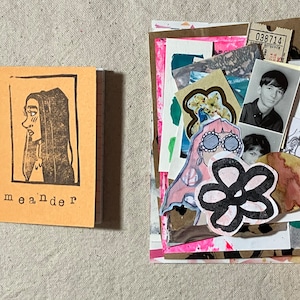 Small Paper Scrap Pack 27 - Scrap Paper Grab Bag - Ephemera Lot - Smash Book or Junk Journal Supply