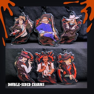 RDR2 Acrylic Charm (Double sided + Epoxy)