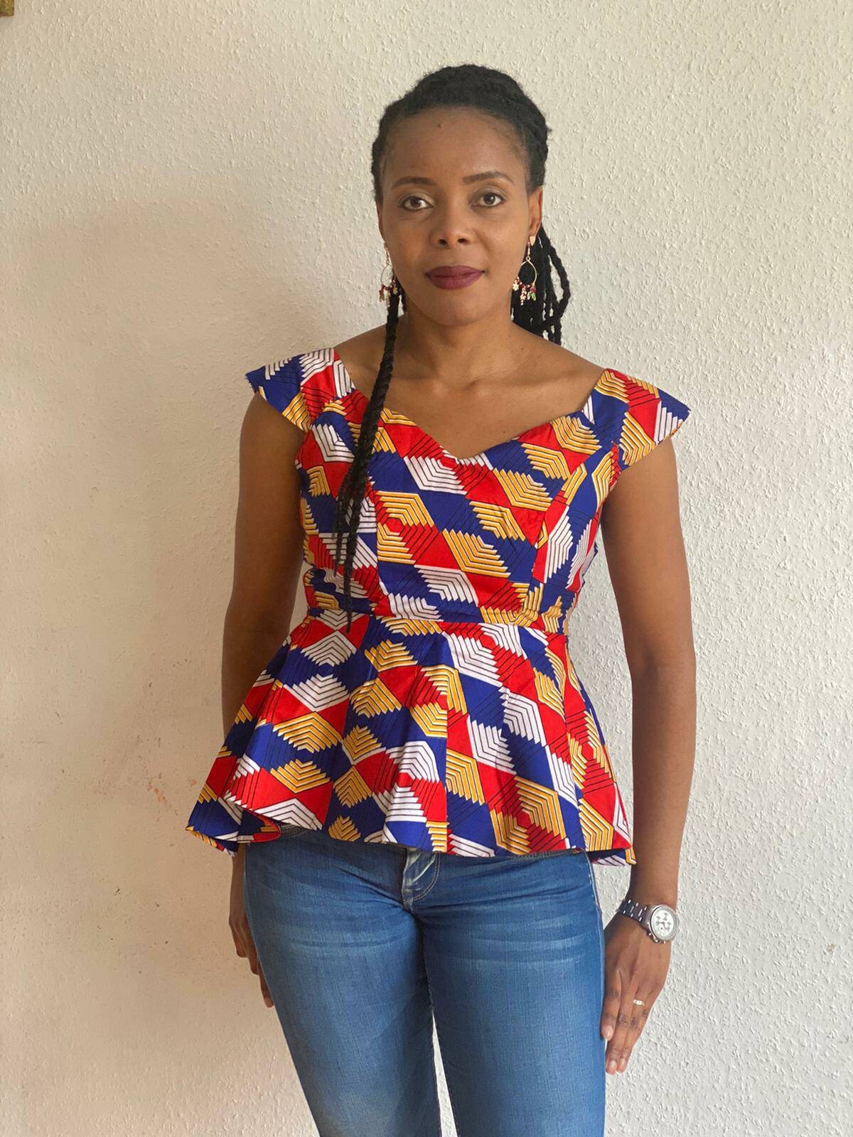 African Top Ankara Top African Print 