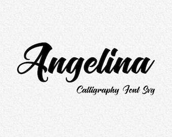 Alphabet SVG Fonts Cutfile, Modern Calligraphy SVG, Handwritten Script Cricut font Svg, Silhouette Cameo, Svg, Dxf, eps, jpg, Png