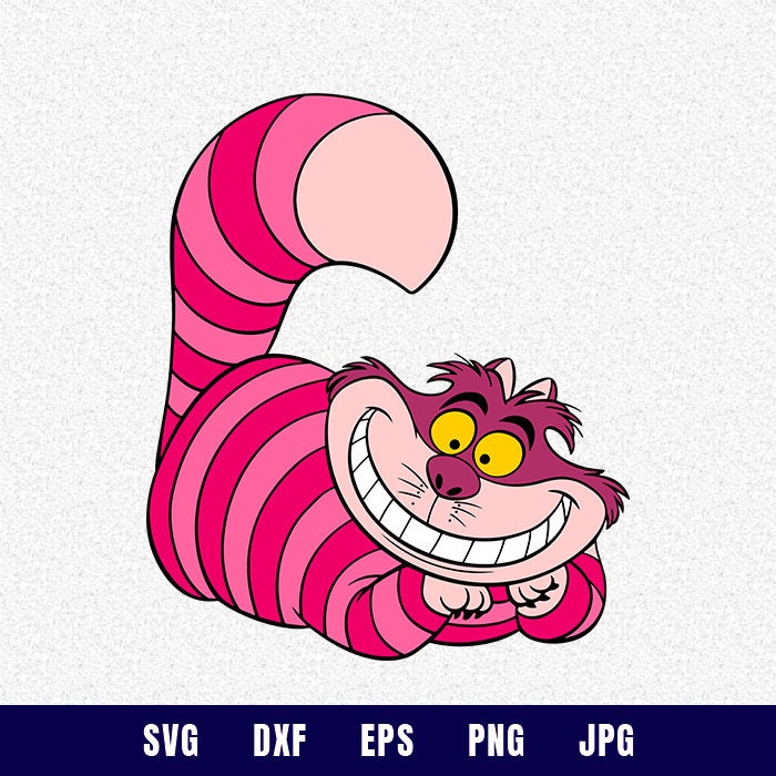 INSTANT DOWNLOAD SVG Disney Inspired Cheshire Cat Alice in ...