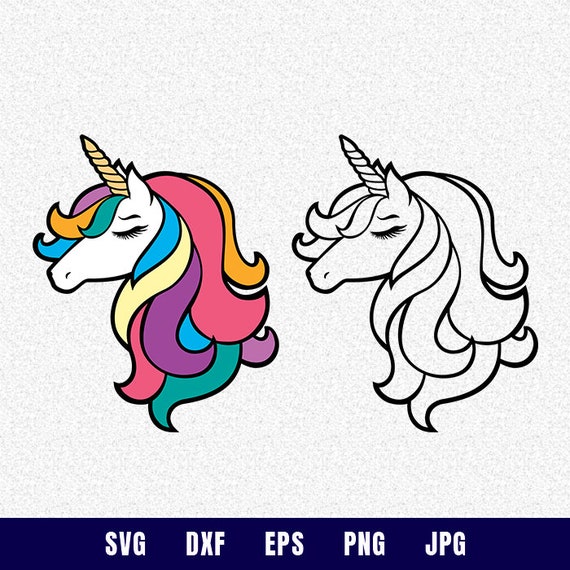 Download Unicorn Silhouette Unicorn Svg Svg Silhouette Cutting File | Etsy