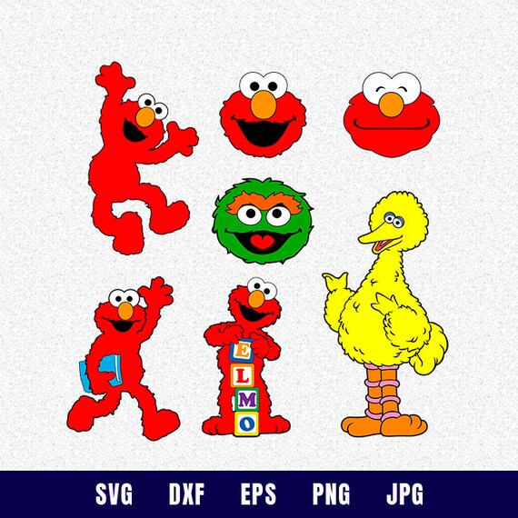 Download Sesame street SVG Elmo Svg Collection Sesame street Vector ...