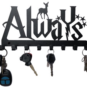 Alohomora Key hook, Alohomora Magical Key Holder, Decorative Metal Key Holder Wall Mounted key rack Entryway Key Cabinet/Children Room Décor