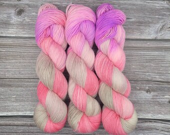# 417 Merino SuperSoft socks 100gr 12.00 Euro100gr Strand hand-dyed sock wool GP
