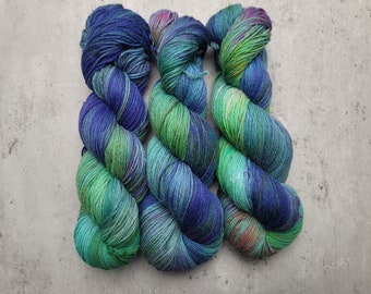 Hand-dyed wool sock wool MerinoSuperSoftSocks hand-dyed GP: 145.00 euros/ 1 KG No.67