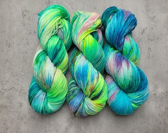 Hand-dyed sock yarn Socks 6 times basic price 10.50/1 KG No.029