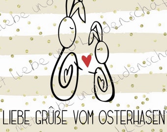 Digitale Datei zum Plotten "Ostern" DXF, SVG, PNG, Plotterdatei