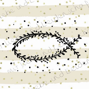 Arquivo de plotagem "Fish Tendril" arquivo digital DXF, SVG, PNG, formato