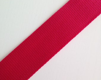 Webbing 4 cm PINK / basic price and sales unit 1 m 1.30 EUR / pocket strap