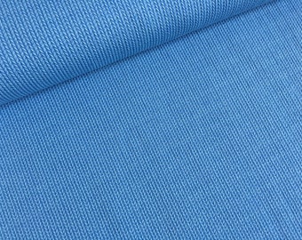 Albstoffe Knit Knit Jacquard blau / This Summer / azzuro Bluette / Strickoptik JacquardJersey / Strickstoff / Bio / Hamburger Liebe Cuff Me