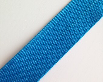 Webbing 4 cm TÜRKIS / basic price and sales unit 1 m 1.30 EUR / pocket strap