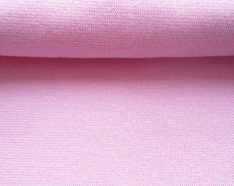 Bündchen Feinstrick ROSA Feinstrickbündchen / Ärmelbündchen / Schlauchware / glattes Bündchen