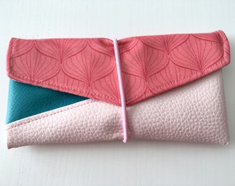 Handyhülle Handytasche Ornamente rosa Lachs / Geschenk für Sie / Schutzhülle Handy Smartphone