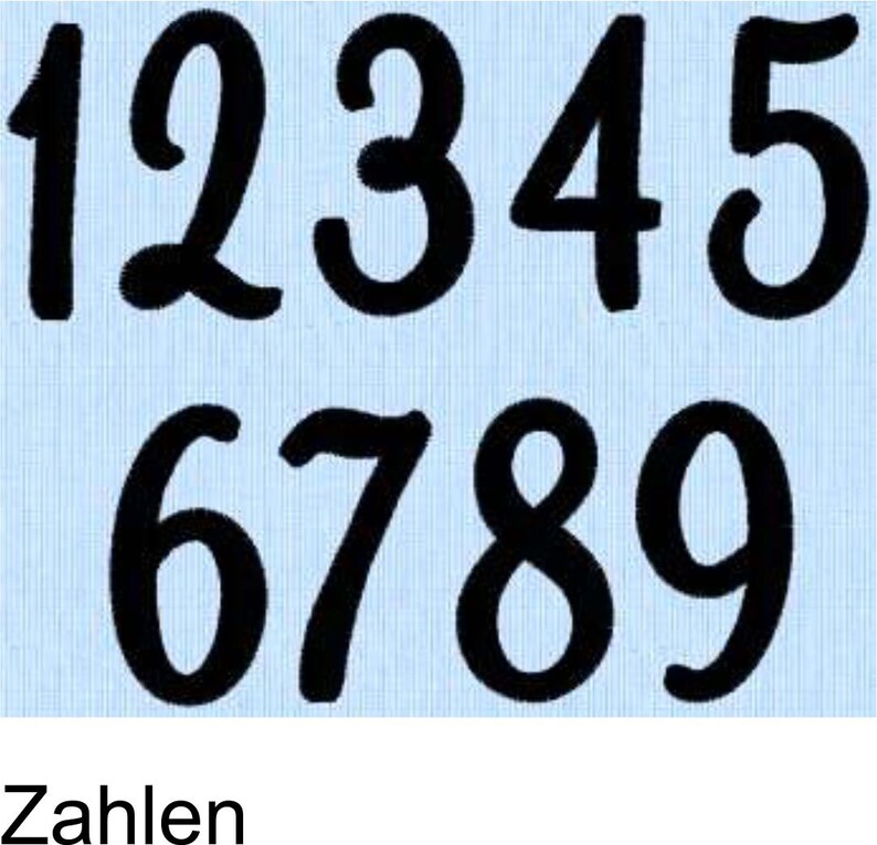 Namenszug M mittlere Größe / Schriftzug / Name in Wunschfarbe 57 Farben Schwarz zur Auswahl Aufnäher Stickaufnäher Applikation Bild 10