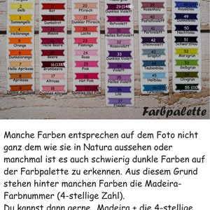 Stickaufnäher Herzen in Wunschfarbe 109 Garnfarben zur Auswahl / 3-er Set / 5 Größen zur Wahl / Aufnäher Applikation Bild 6