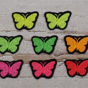 Desired Date Small in desired color 57 colors black 8 neon colors to choose from Patch Application Embroidered Patch image 3