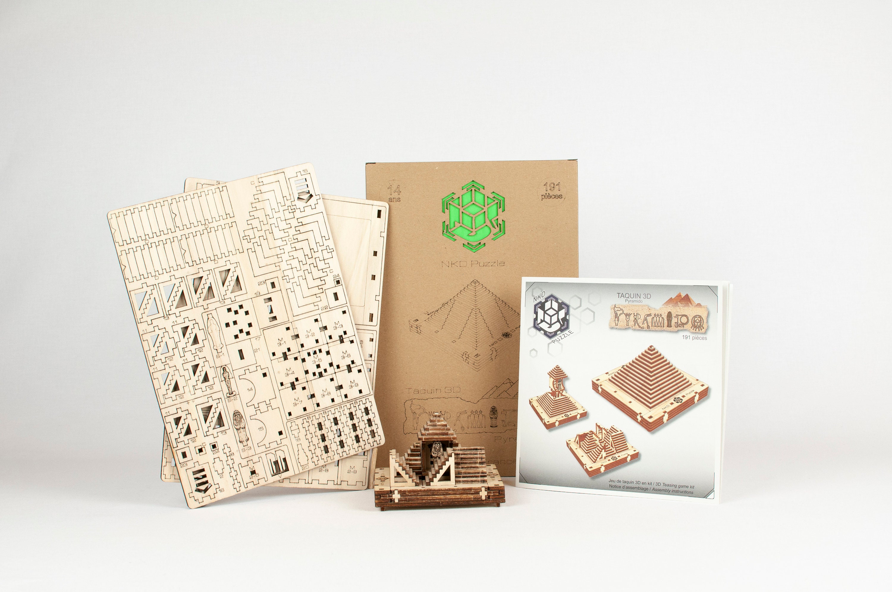 Mythology Pack Scriptum Cube and Pyramido Puzzle Box DIY Kit Etsy