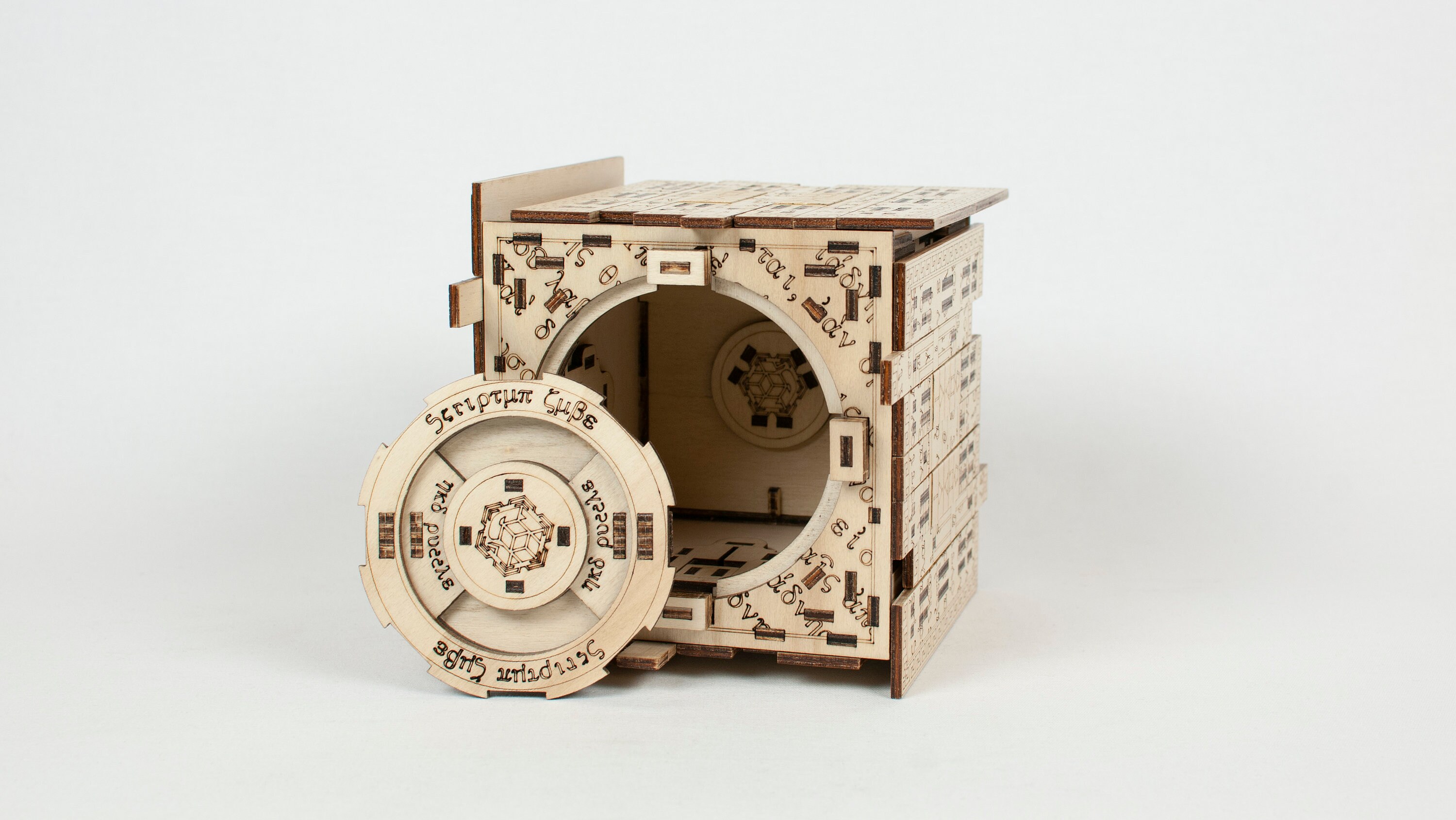 Puzzle Box Scriptum Cube KIT DIY Enigma Box Etsy