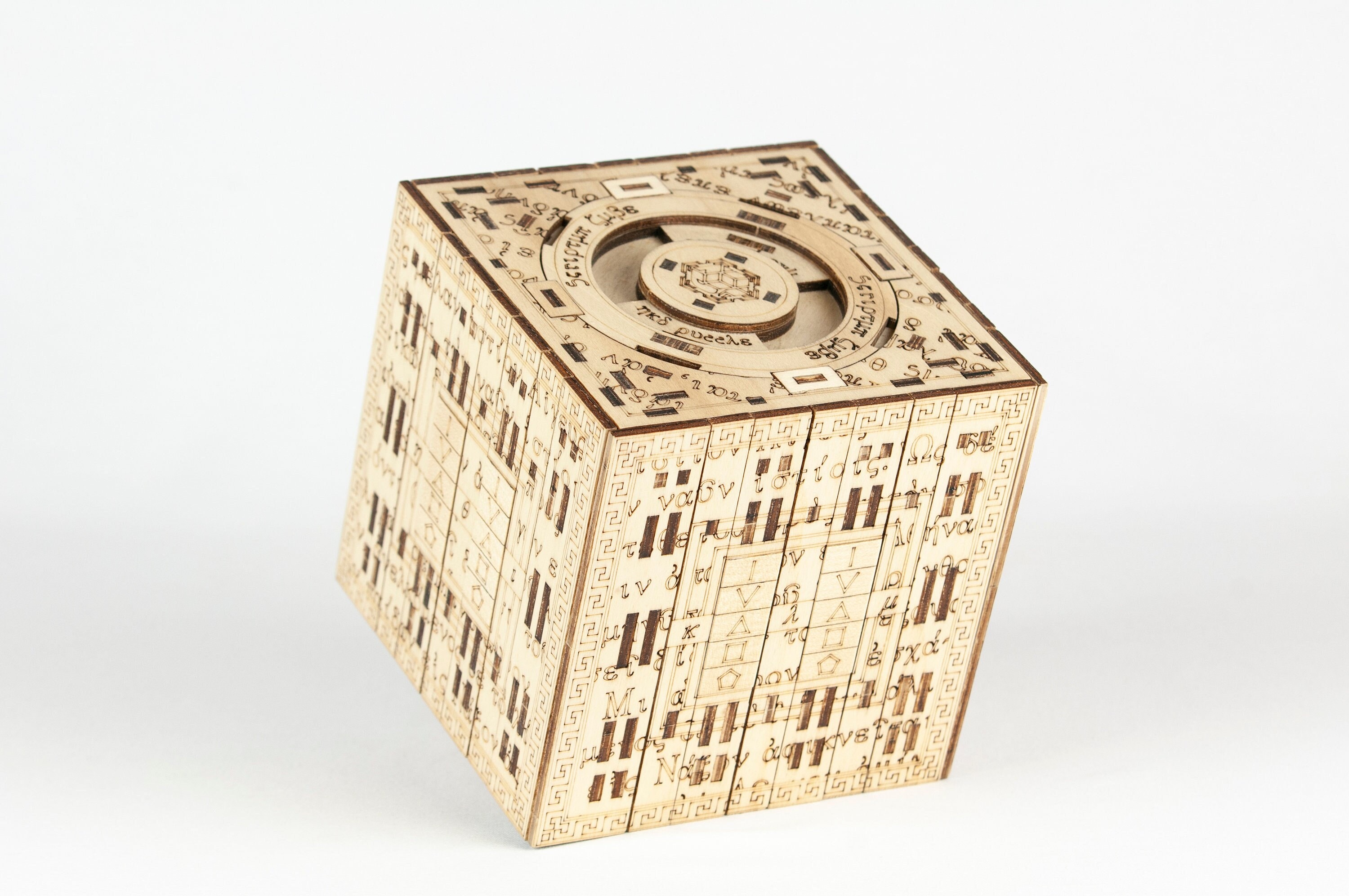 Puzzle Box Scriptum Cube KIT DIY Enigma Box Etsy