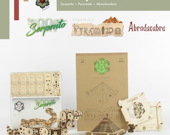 Game pack Serpento Pyramido Abracadabra DIY KIT construction game