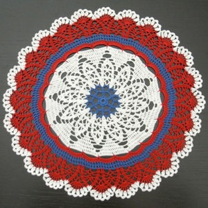 41 cm, 16.1 inch,  Red White Blue, Patriotic, 4th of July, Americana, Independence Day, Memorial Day, Veterans, ogrc, 1061