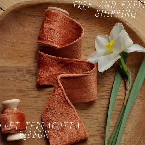 Silk Velvet Ribbon Oceanside Etsy