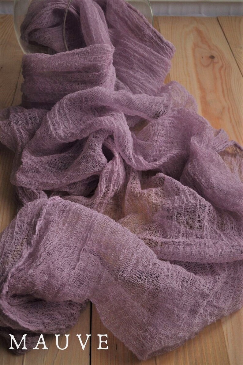 Mauve Wedding Table Runner Boho Dusty Mauve Rustic Bridal Etsy