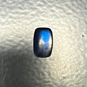 2.6CT, 10.2x6.8x4.8MM, 100% Natural Rainbow moonstone cabochon,Rectangle moonstone, Blue fire rainbow moonstone, Rainbow loose stone