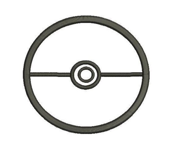 6 Sizes Pokemon Go Applique Design Pokemon Emblem Pokemon Etsy