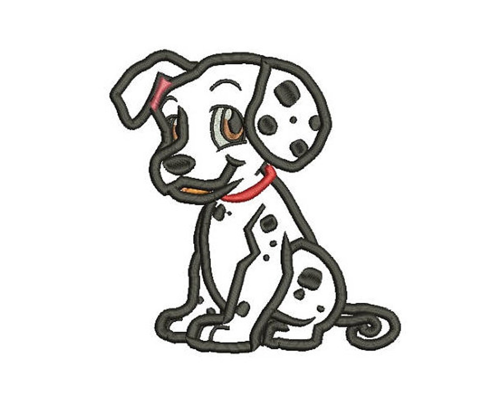 5 sizes 101 Dalmatians Applique Design 101 Dalmatian Etsy