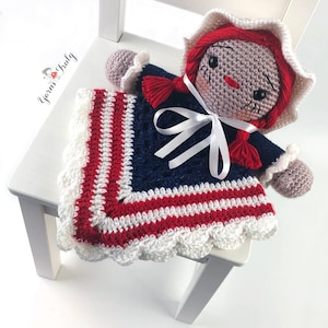 Rag Doll Lovey - PDF Crochet Pattern - English Version - Instant Download - Amigurumi Crochet