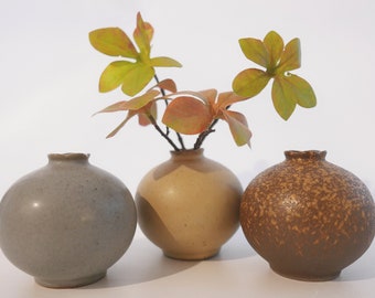 Round Ceramic Vase Etsy