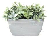 Ceramic Windowsill Planter 9 quot 5 quot Windowsill Rectangle Planter Ceramic Rectangle Herb Planter Ideal Christmas Gift