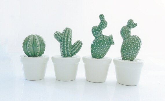 Ceramic Cactus Statue Decorative Ceramic cactus #ikea | Cactus ceramic