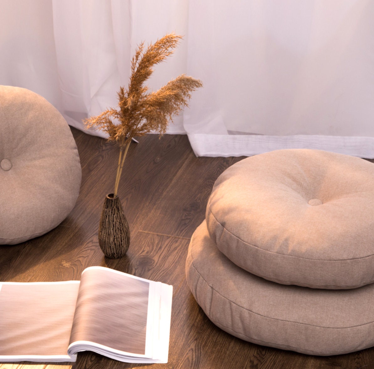 Washable Japanese Floor Cushion/floor Seating Sofa/decorative Etsy