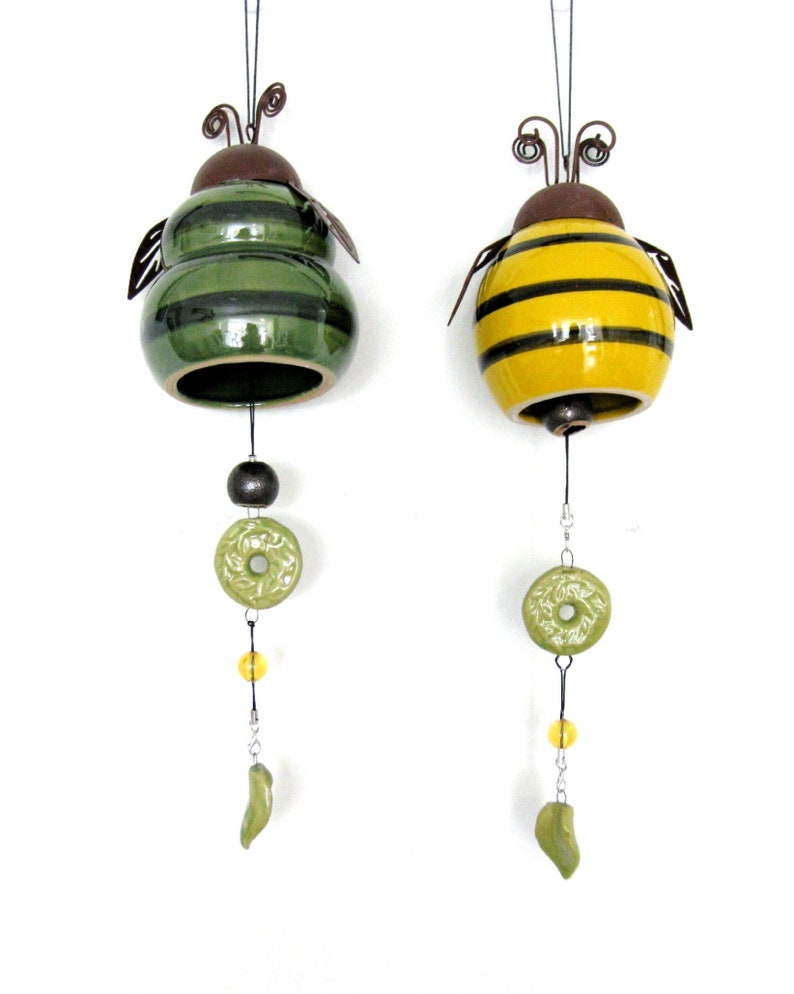 Decorative Bee Wind Chime/ Ceramic Animal Windchimes/lovely Etsy