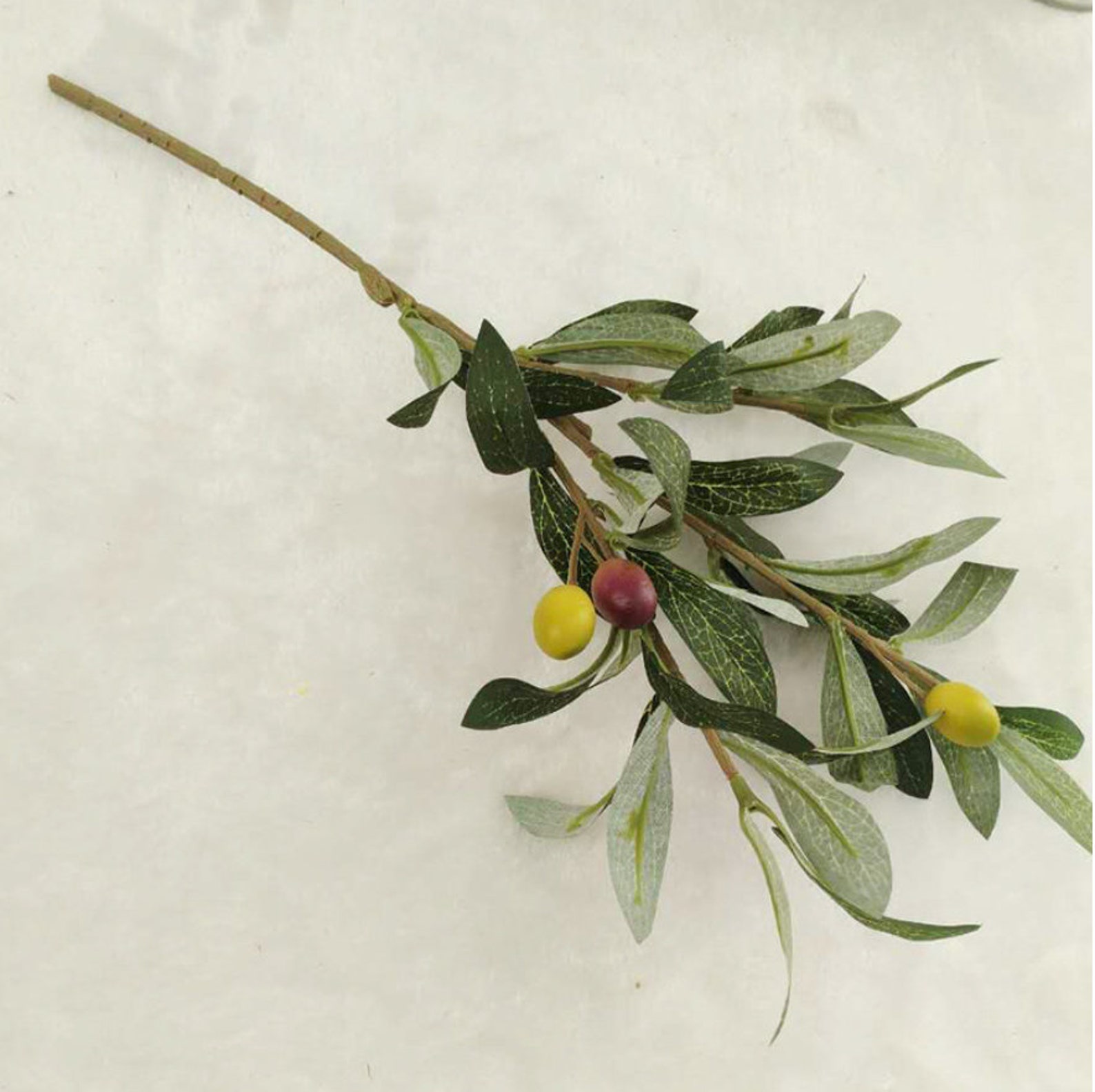 Decorative Artificial Olive Branch olive leaf Stem Various Etsy