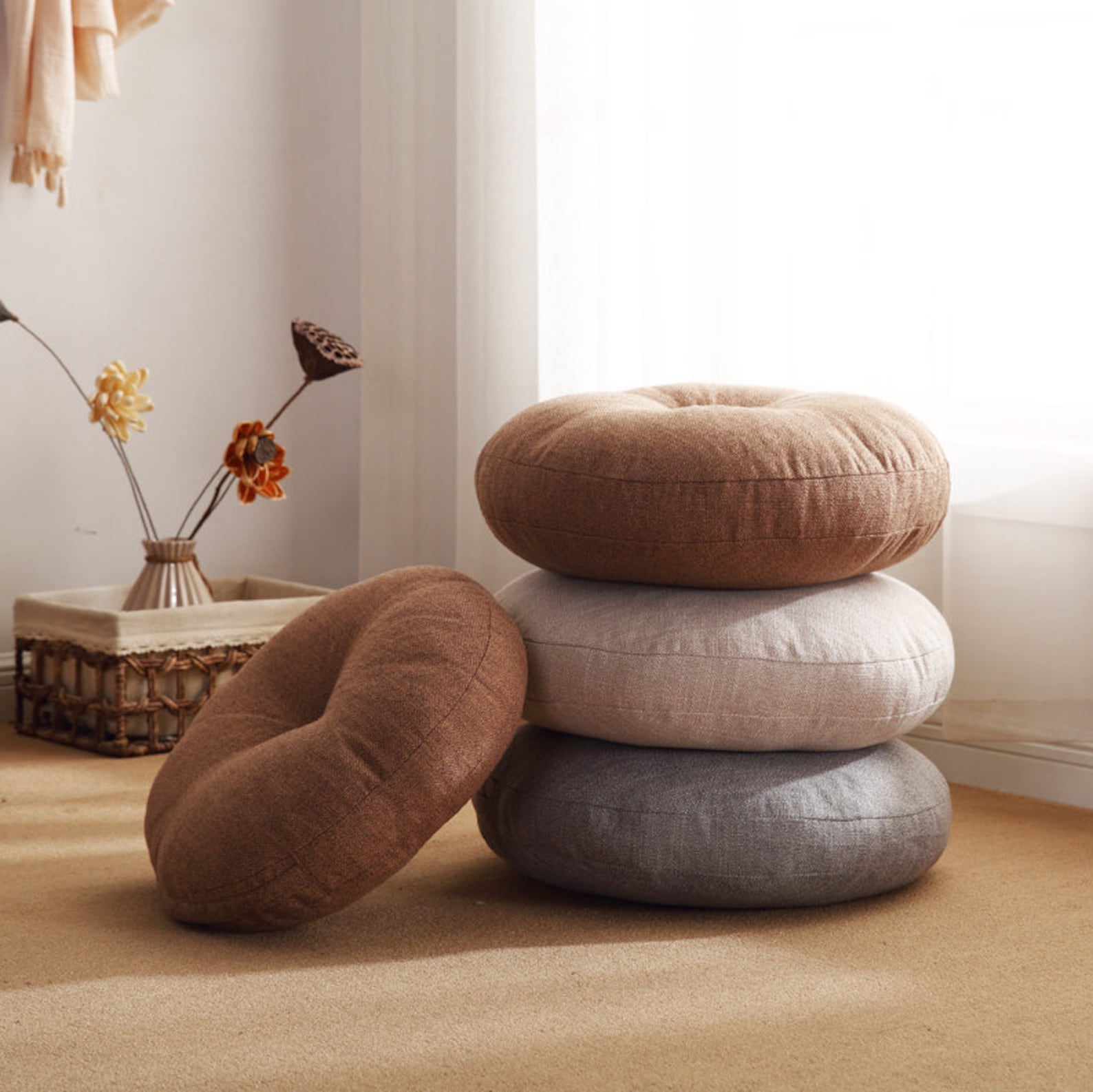 Washable Japanese Floor Cushion/floor Seating Sofa/decorative Etsy