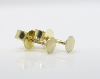 Ohrstecker Gold 333 Plättchen mini 4mm