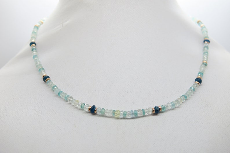 Sparkling...sparkling necklace topaz & apatite 925 image 1