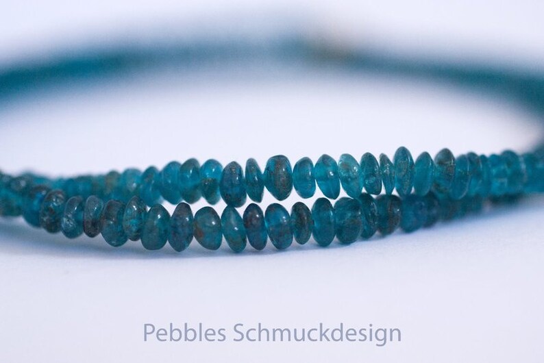 PURE Necklace noble apatite dark blue 925 image 3