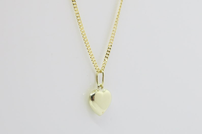 Herzkette, Goldkette mit Herz Anhänger 585er Gold Bild 4