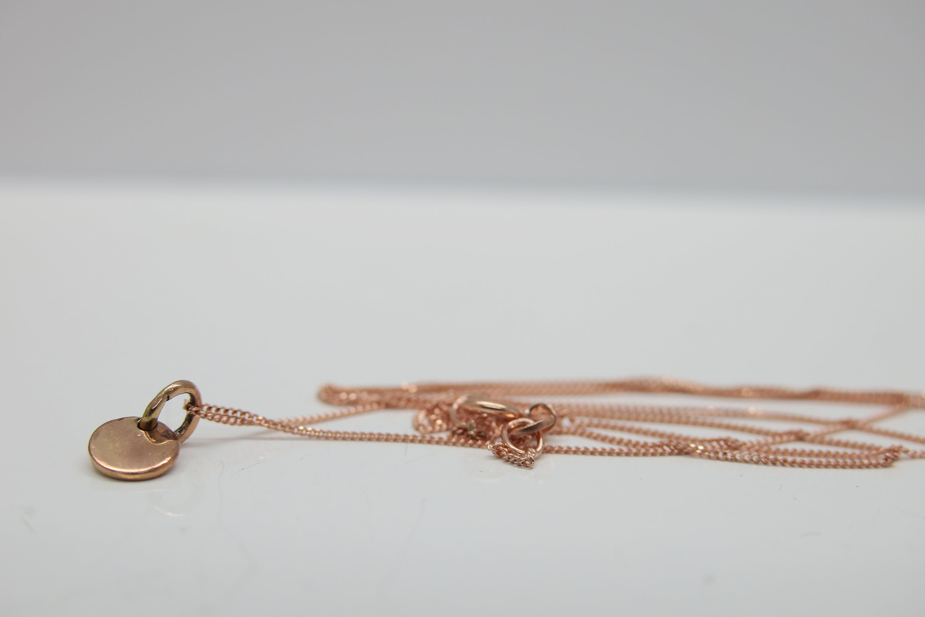 BUNGSA Ketten-Set Kette Quadratische Weizenkette Roségold Aus