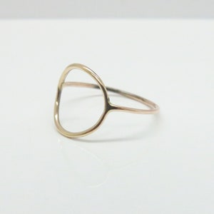 Goldring zarter Ring Kreis Infinity 585 Rosègold / Gold / Weißgold Bild 4