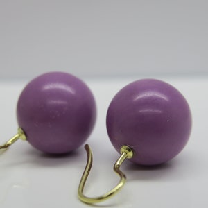 Viola. boucles doreilles de lhétérosite 925 doré image 4