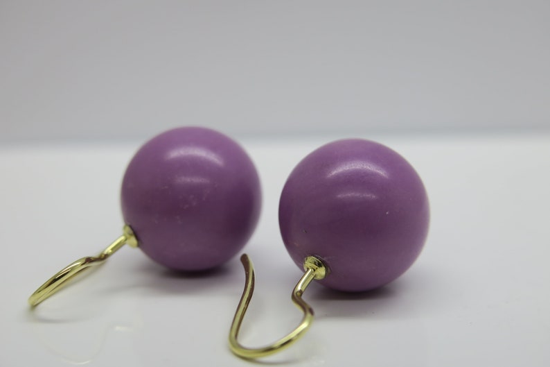 Viola. boucles doreilles de lhétérosite 925 doré image 4