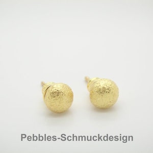 Pebbles point: 925 Silver gold plated image 4