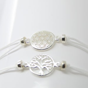 Vriendschap armband.. Levensboom 925 Zilver Gewenste Kleur afbeelding 3